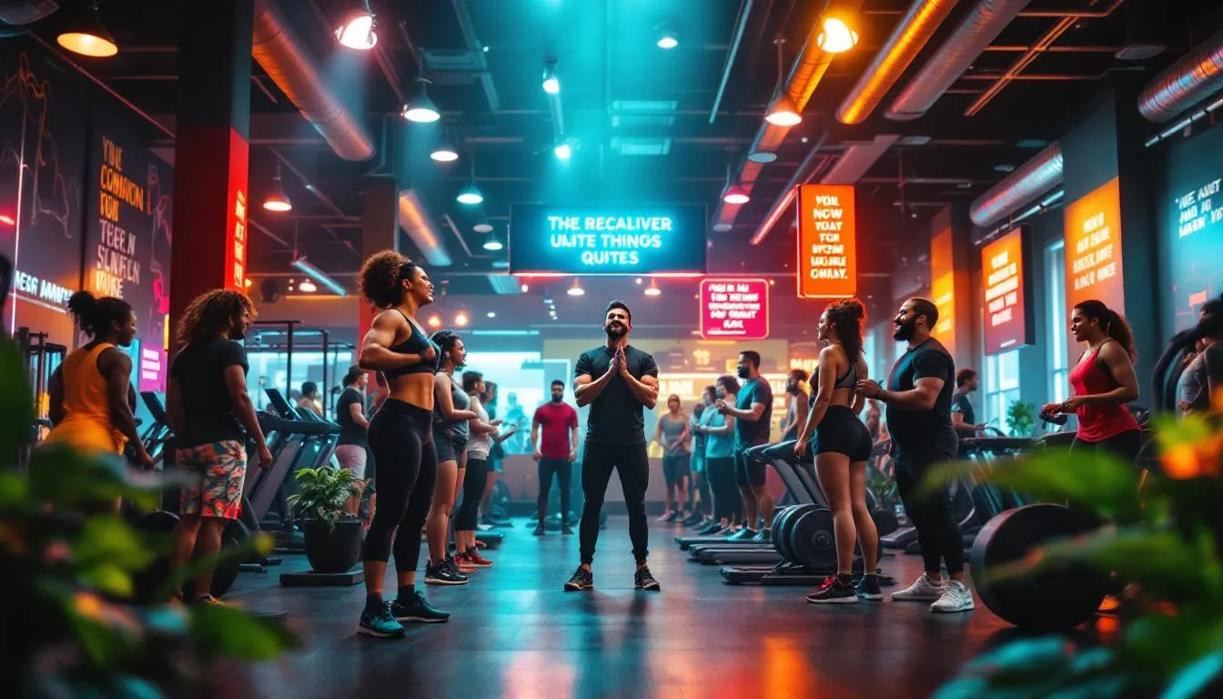 An inspirational gym environment reflecting best practices for crafting a gym mission statement.